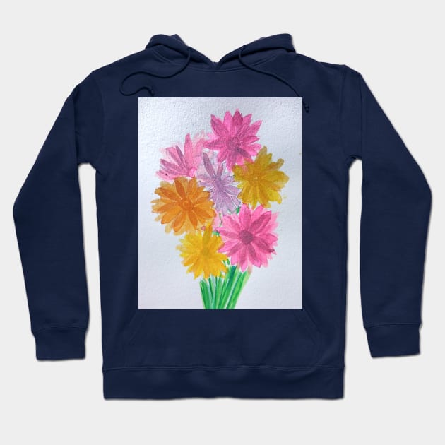 Flower bouquet in watercolor Hoodie by Ivy Moon Creations